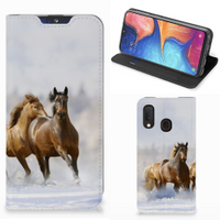 Samsung Galaxy A20e Hoesje maken Paarden - thumbnail