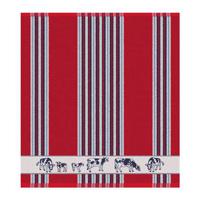 DDDDD keukendoek Friesian - 50x55cm - Rood - 6 stuks