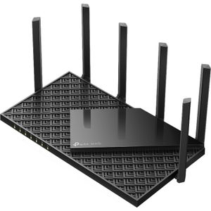 TP-Link Archer AXE75 draadloze router Gigabit Ethernet Tri-band (2,4 GHz / 5 GHz / 6 GHz) Zwart