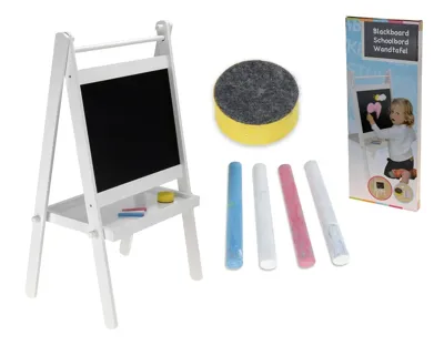 Schoolbord Hout Wit - 80 x 45cm