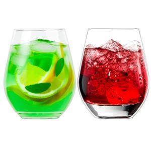 Drinkglas - 10x - transparant - kunststof - 515 ml