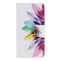 Shop4 - Nokia 4.2 Hoesje - Wallet Case Gekleurde Bloem