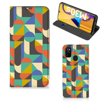 Samsung Galaxy M30s | M21 Hoesje met Magneet Funky Retro