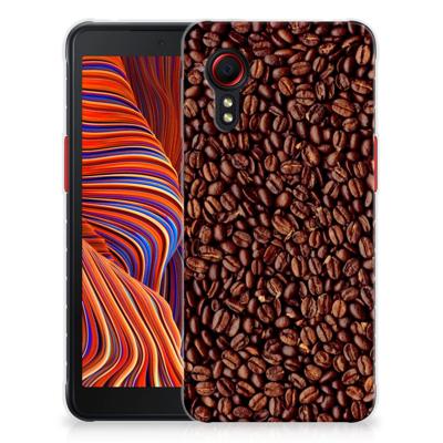 Samsung Galaxy Xcover 5 Siliconen Case Koffiebonen Samsung Galaxy Xcover 5 Siliconen Case Koffiebonen