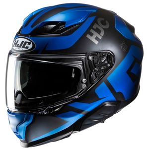 HJC F71 Bard, Integraalhelm, Mat zwart Blauw