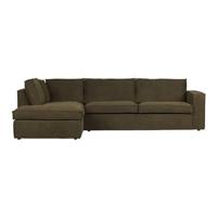 Woood Freddie Chaise Longue Links - Warm Groen