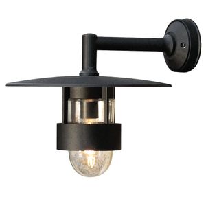 Konstsmide Freja Down 504-750 Buitenlamp (wand) Spaarlamp, LED E27 60 W Zwart