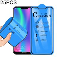 25 stuks 2.5 D volledige lijm volledige cover keramiek film voor Huawei Honor 8C