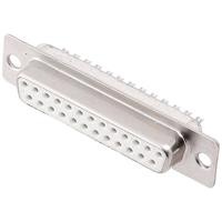 encitech DM25-SS-W 2108-0200-13 D-sub female connector 180 ° Aantal polen: 25 Soldeerkelk 1 stuk(s) Tray - thumbnail