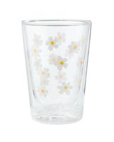 HEMA Dubbelwandig Glas Bloemen 350ml