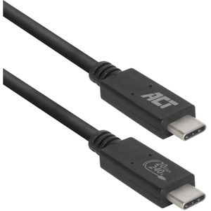 USB4Â® 20Gbps aansluitkabel C male - C male 1 meter USB-IF gecertificeerd Kabel