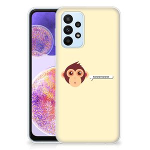 Samsung Galaxy A23 Telefoonhoesje met Naam Monkey