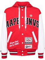 AAPE BY *A BATHING APE® veste bomber à logo appliqué - Rouge - thumbnail