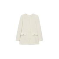 Mango tweed blazer beige