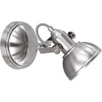 LED Wandspot - Trion Gini - E14 Fitting - 1-lichts - Rond - Mat Nikkel - Aluminium