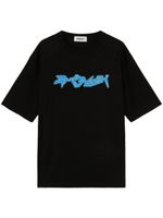 AMBUSH t-shirt à logo imprimé - Noir