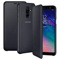 Samsung Galaxy A6+ (2018) Wallet Cover EF-WA605CBEGWW (Geopende verpakking - Uitstekend) - Zwart