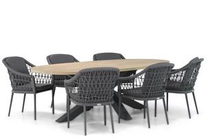 Coco Dalice/Brookline 240 cm ovaal dining tuinset 7-delig