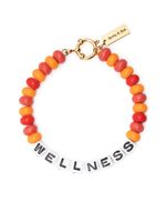 Sporty & Rich bracelet Wellness serti de perles - Orange