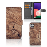 Samsung Galaxy A22 5G Book Style Case Tree Trunk