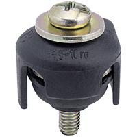 HellermannTyton 435-01559 Tap Connector 1510-ST-BK Aftakklem Flexibel: - Massief: 1.5-10 mm² 1 stuk(s) Zwart