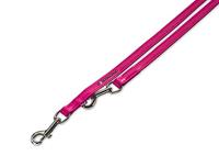 Nobby Kristallen trainingslijn, 12 mm/200 cm, fuchsia/zwart