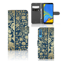 Samsung Galaxy A7 (2018) Hoesje Beige Flowers