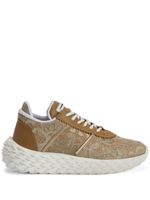 Giuseppe Zanotti baskets Urchin à lacets - Tons neutres