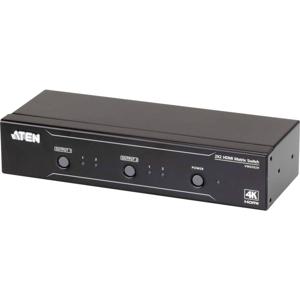 ATEN VM0202H HDMI-Matrix-switch 4096 x 2160 Pixel Zwart