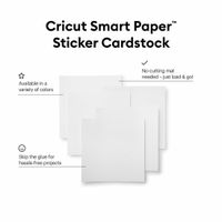 Cricut Smart Paper™ Gekleurd karton Snijbreedte 30.5 cm Wit - thumbnail