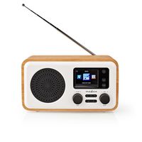 Nedis Internetradio | Bluetooth® / Wi-Fi | DAB+ / FM / Internet | 2.4 " | 7 W | 1 stuks - RDIN2000WT RDIN2000WT