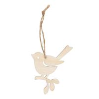 Creativ Company Houten Hanger Vogel, 9cm - thumbnail