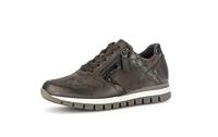 Gabor DAMES Sneakers, Vrouwen Lage Sneaker,verwisselbaar voetbed,vetersluiting,sportschoen,plateauzool,vrije tijd,Bruin (braun/smog) / 40,38.5 EU / 5.5 UK