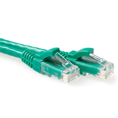 ACT IB2752 U/UTP CAT6A Patchkabel Snagless Groen - 25 cm