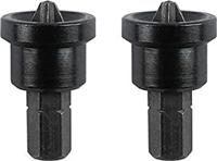 kwb 2 x gipsbits PH2 voor lichte bouwplaten (dieptestop, 25 mm, ISO 1173 1/4'' C 6.3)