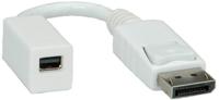 Roline 12.03.3132 DisplayPort / Mini-displayport Adapter Wit 0.15 m