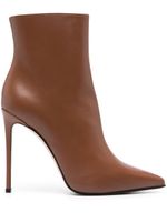 Le Silla Eva 115mm pointed-toe boots - Marron - thumbnail