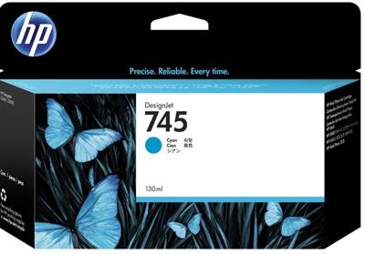 745 - 130 ml - cyaan - origineel - DesignJet - inktcartridge - voor DesignJet HD Pro MFP, Z2600 PostScript, Z5600 PostScript