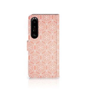 Sony Xperia 1 IV Telefoon Hoesje Pattern Orange