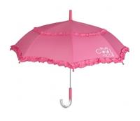 Perletti kinderparaplu met franjes roze 75 cm