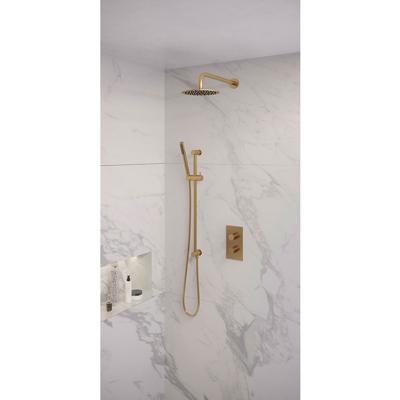 Regendoucheset 39 Inbouw Muur Brauer Gold Edition 20cm Rond Geborsteld Goud PVD 2 Greeps 3-weg met Thermostaatkraan Glijstang en Staafhanddouche Regendoucheset 39 Inbouw Muur Brauer Gold Edition 20cm Rond Geborsteld Goud PVD 2 Greeps 3-weg met Thermostaatkraan Glijstang en Staafhanddouche