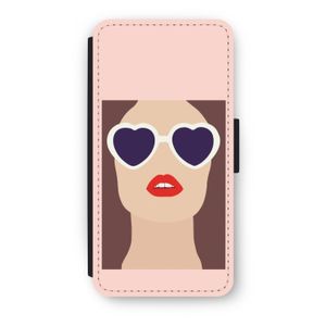 Red lips: iPhone 8 Plus Flip Hoesje