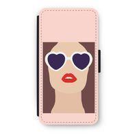 Red lips: iPhone 8 Plus Flip Hoesje - thumbnail