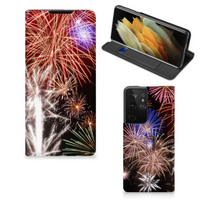 Samsung Galaxy S21 Ultra Hippe Standcase Vuurwerk