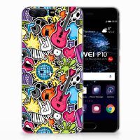 Huawei P10 Silicone Back Cover Punk Rock - thumbnail