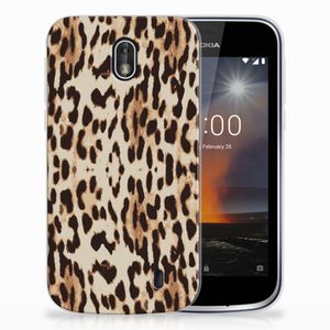 Nokia 1 TPU Hoesje Leopard