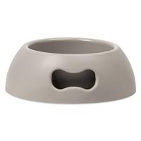 UNITED PETS Pappy - Hondenkom, Eco- Friendly, Made in Italy, Hondenbak voor Voer en Water, Grijs, 1100 ml, M. Voerbak voor Honden