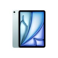 Apple iPad Air 11‑inch met M3‑chip: Liquid Retina-display, 128 GB, 12‑MP camera aan de voor -en achterkant, wifi 6E + 5G mobiel internet, gemaakt voor Apple Intelligence, Touch ID – Blauw