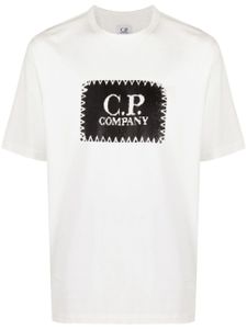 C.P. Company t-shirt 30/1 en coton à logo imprimé - Blanc