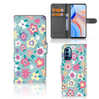 OPPO Reno 4 Pro 5G Hoesje Flower Power - thumbnail